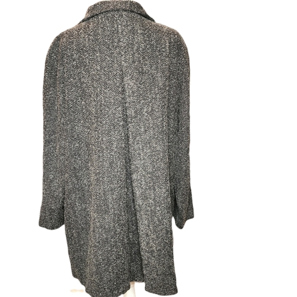 Sandro grey wool plus size coat. - Picture 9 of 16